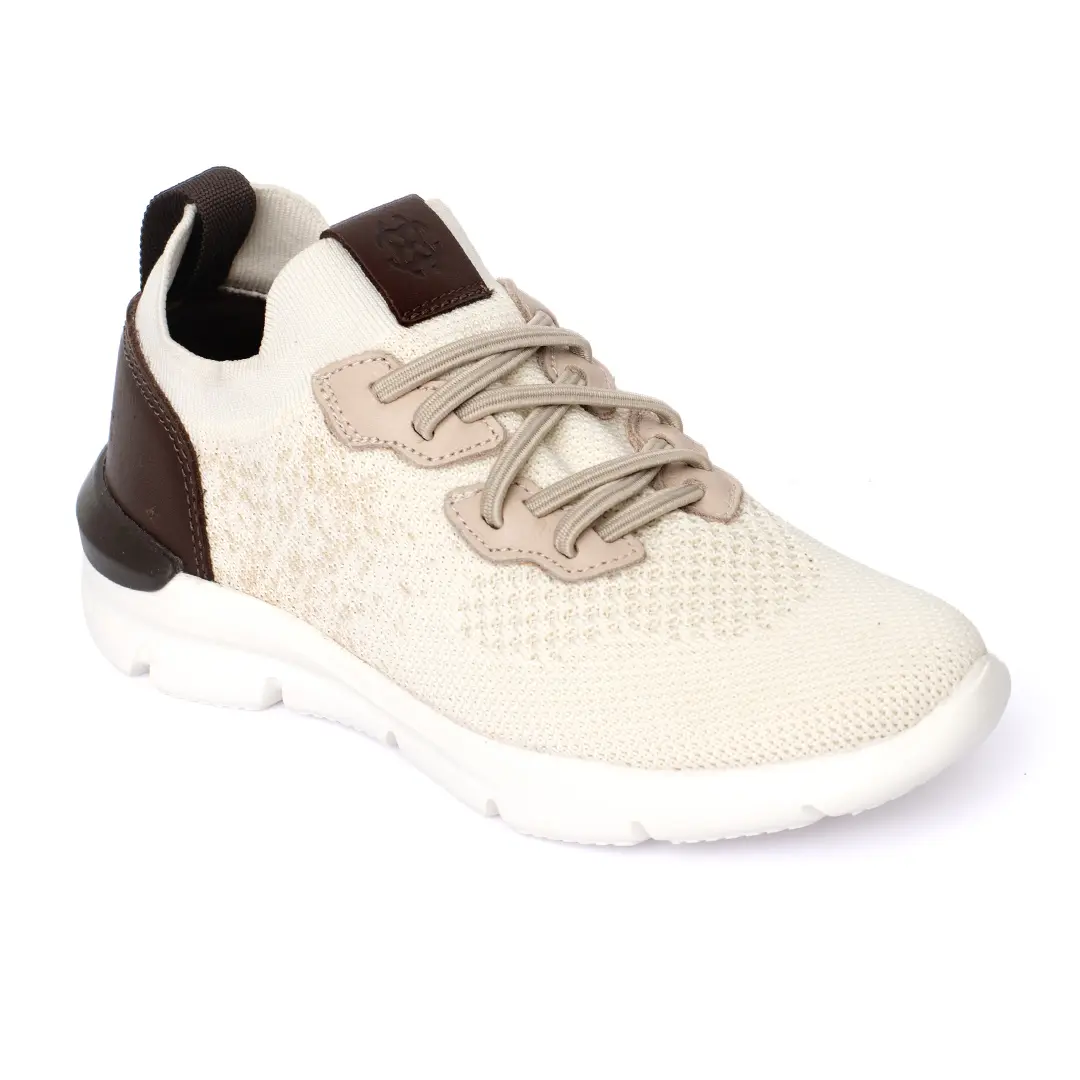 Kids Smart Casual Sneakers In Knitted Upper